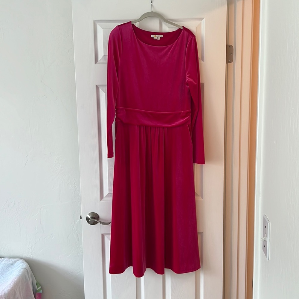 Boden Velvet Dress